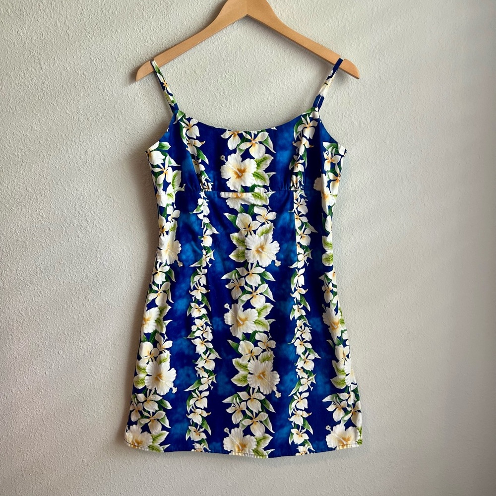 Hawaiian Print Mini Sundress